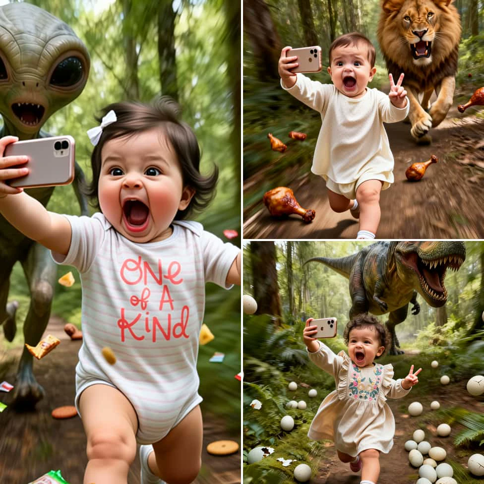 Collection cover showcasing multiple Evoke animal chase selfie templates